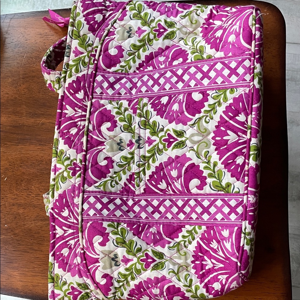 Vera Bradley Pink and Green Floral Bag